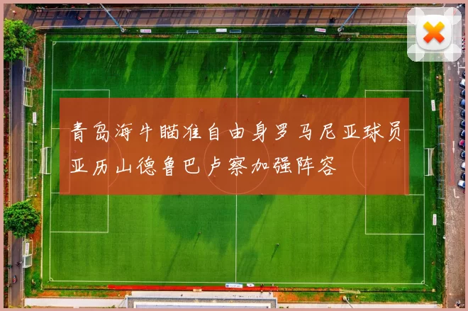 青岛海牛瞄准自由身罗马尼亚球员亚历山德鲁巴卢察加强阵容